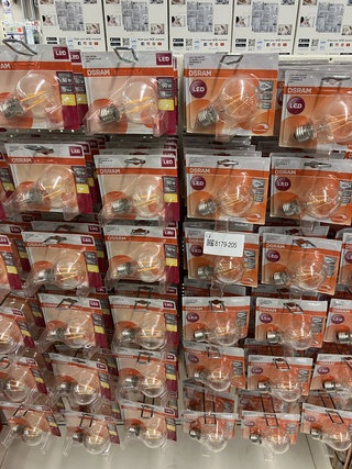 Ca. 180x Osram ledlamp helder 40 watt en 60 watt
